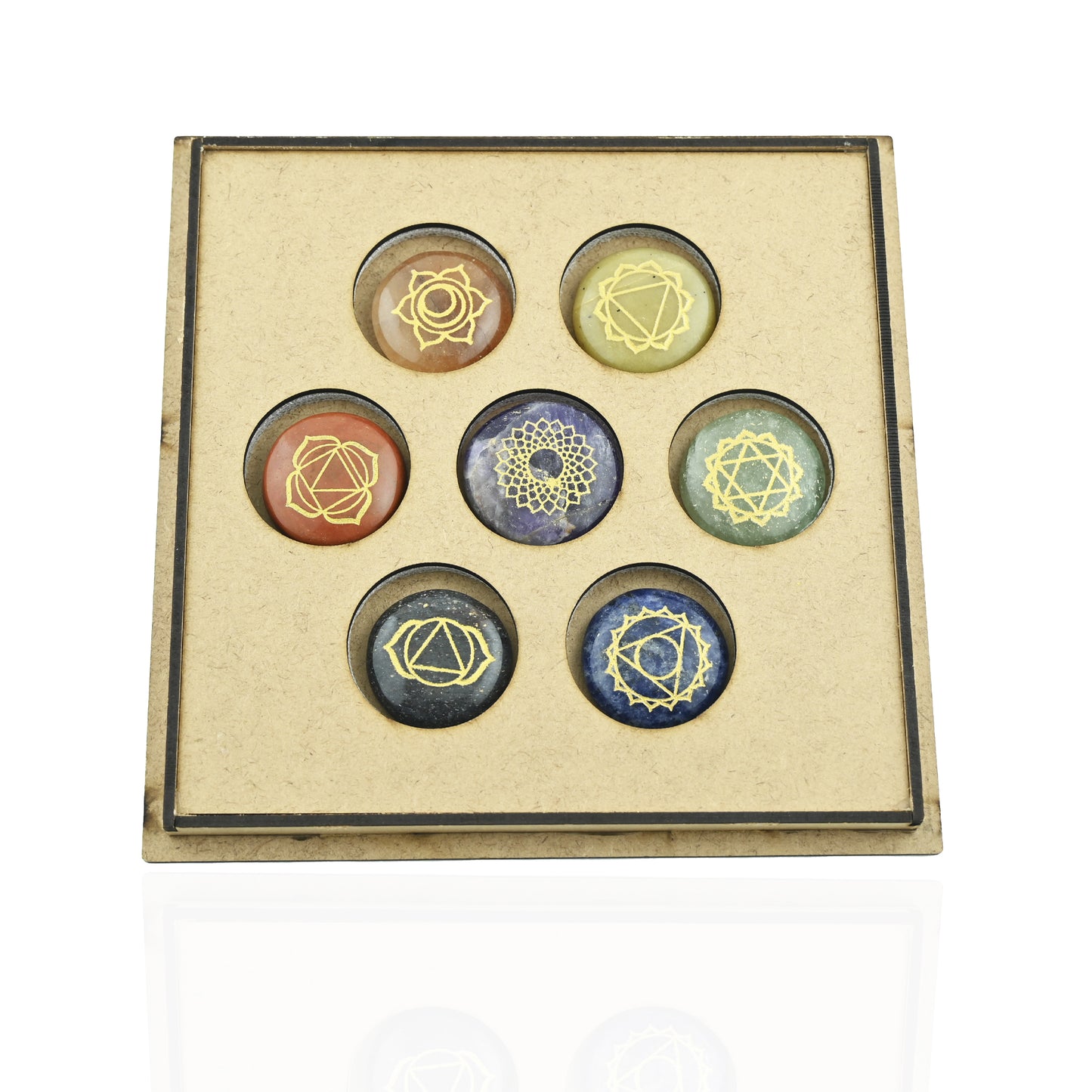 7 CHAKRA REIKI STONE SET