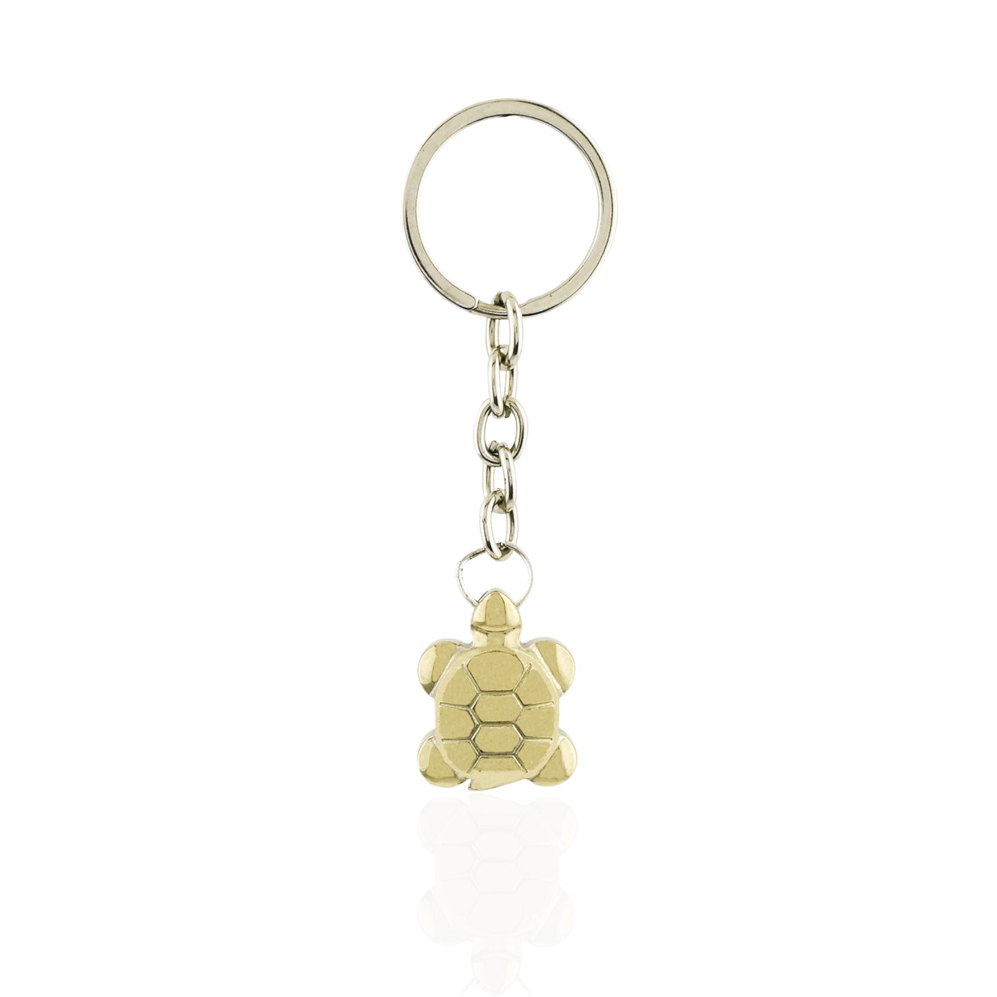 PYRITE TORTOISE KEYCHAIN