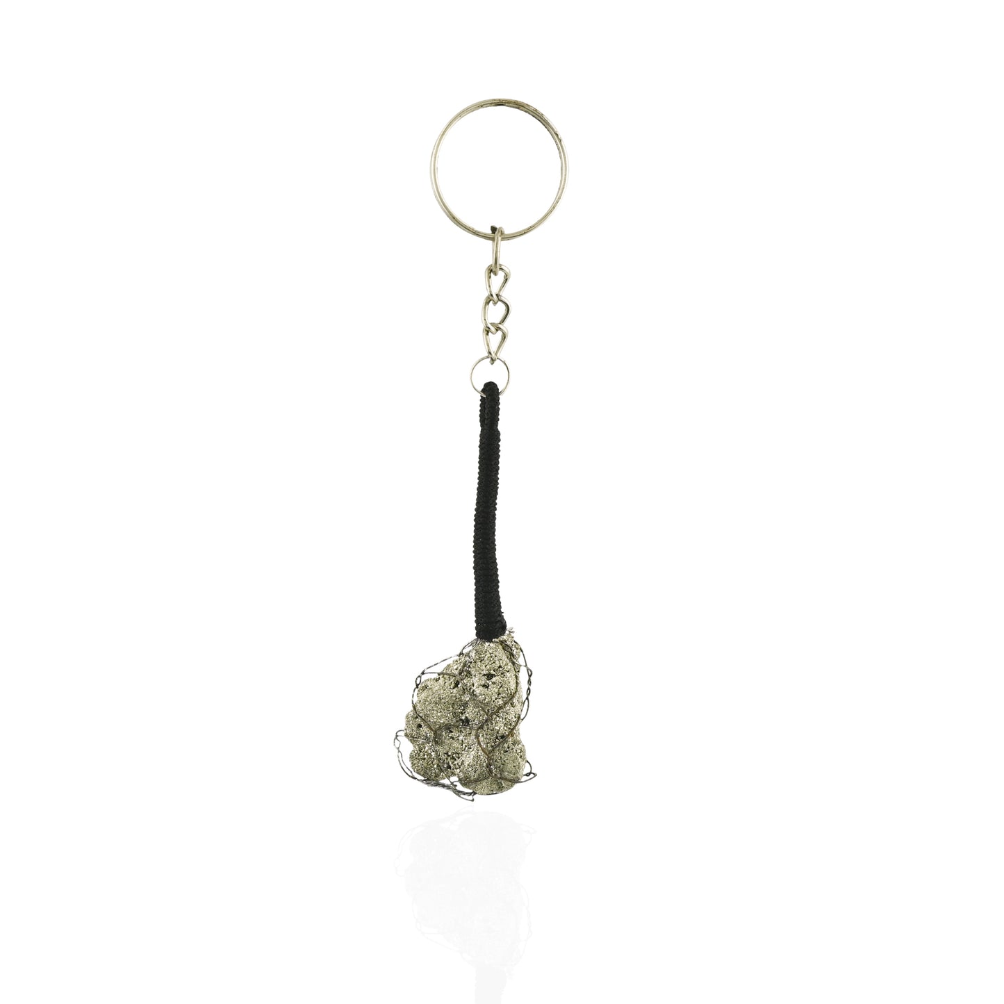 RAW PYRITE KEYCHAIN