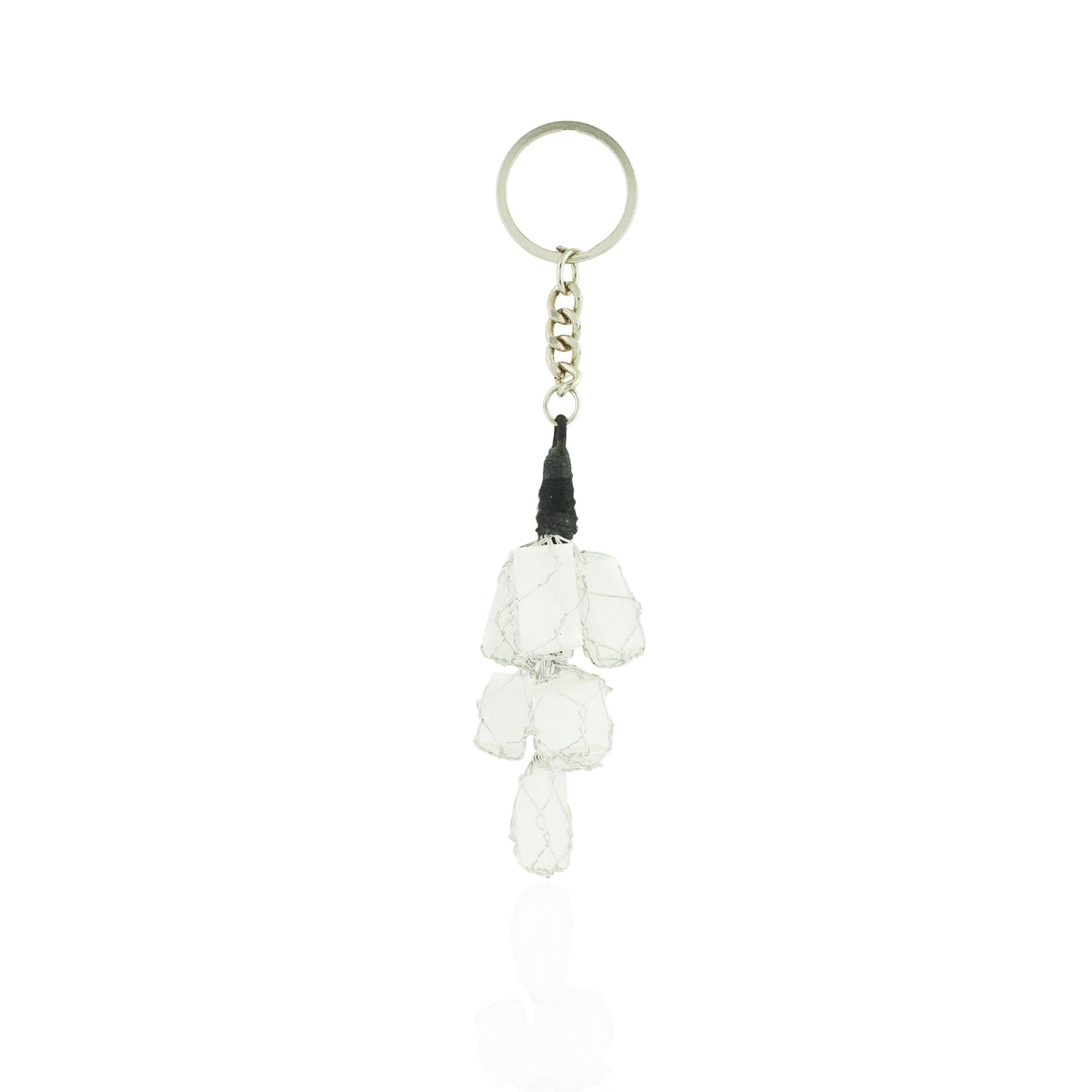 SELENITE CHIPS KEYCHAIN