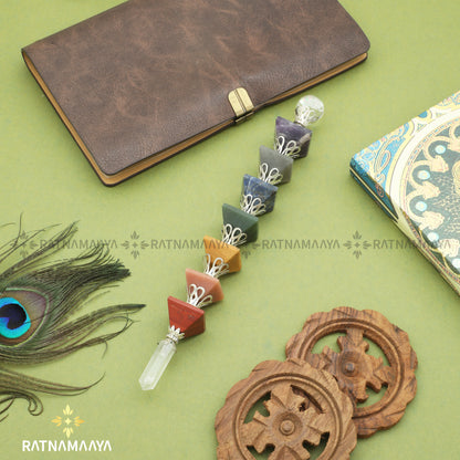 7 CHAKRA PYRAMID PENCIL