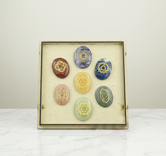 7 CHAKRA REIKI STONE SET