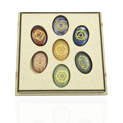 7 CHAKRA REIKI STONE SET
