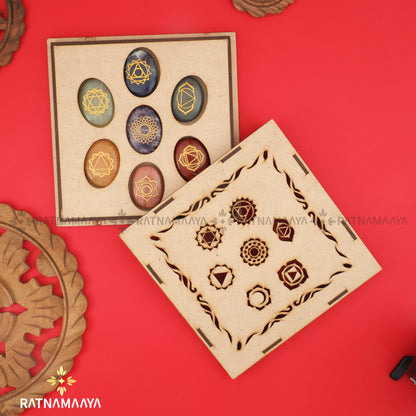 7 CHAKRA REIKI STONE SET