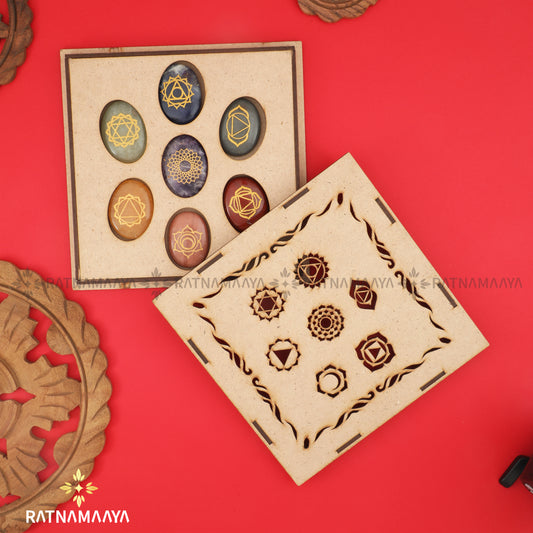 7 CHAKRA REIKI STONE SET