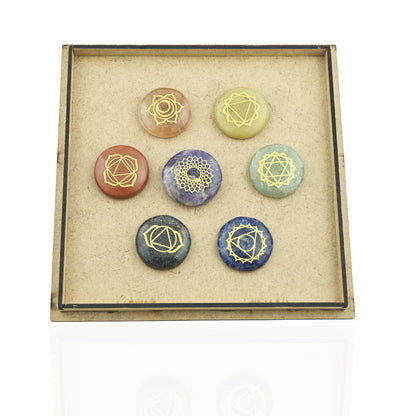 7 CHAKRA REIKI STONE SET
