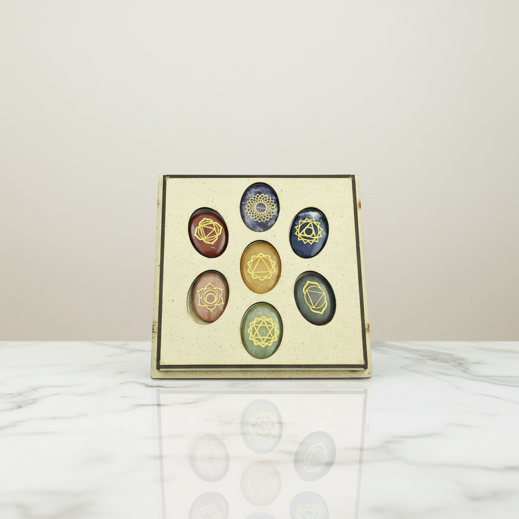 7 CHAKRA REIKI STONE SET