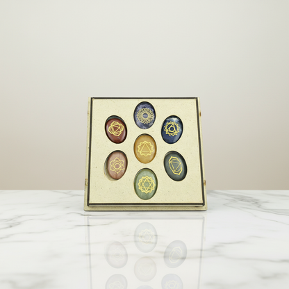 7 CHAKRA REIKI STONE SET