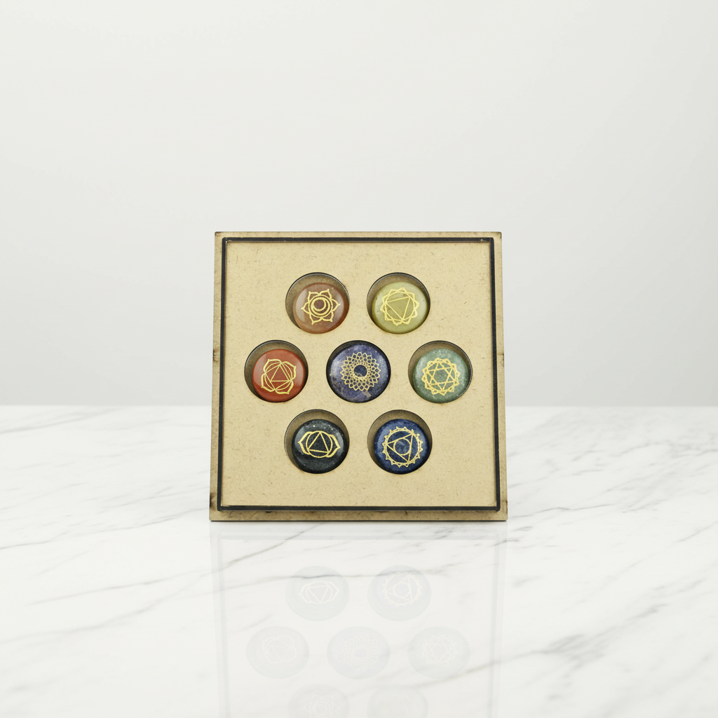 7 CHAKRA REIKI STONE SET