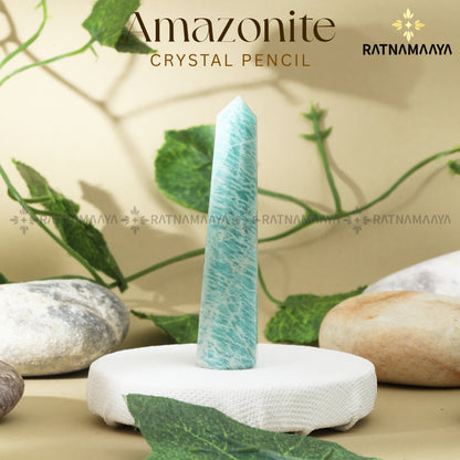 AMAZONITE CRYSTAL PENCIL