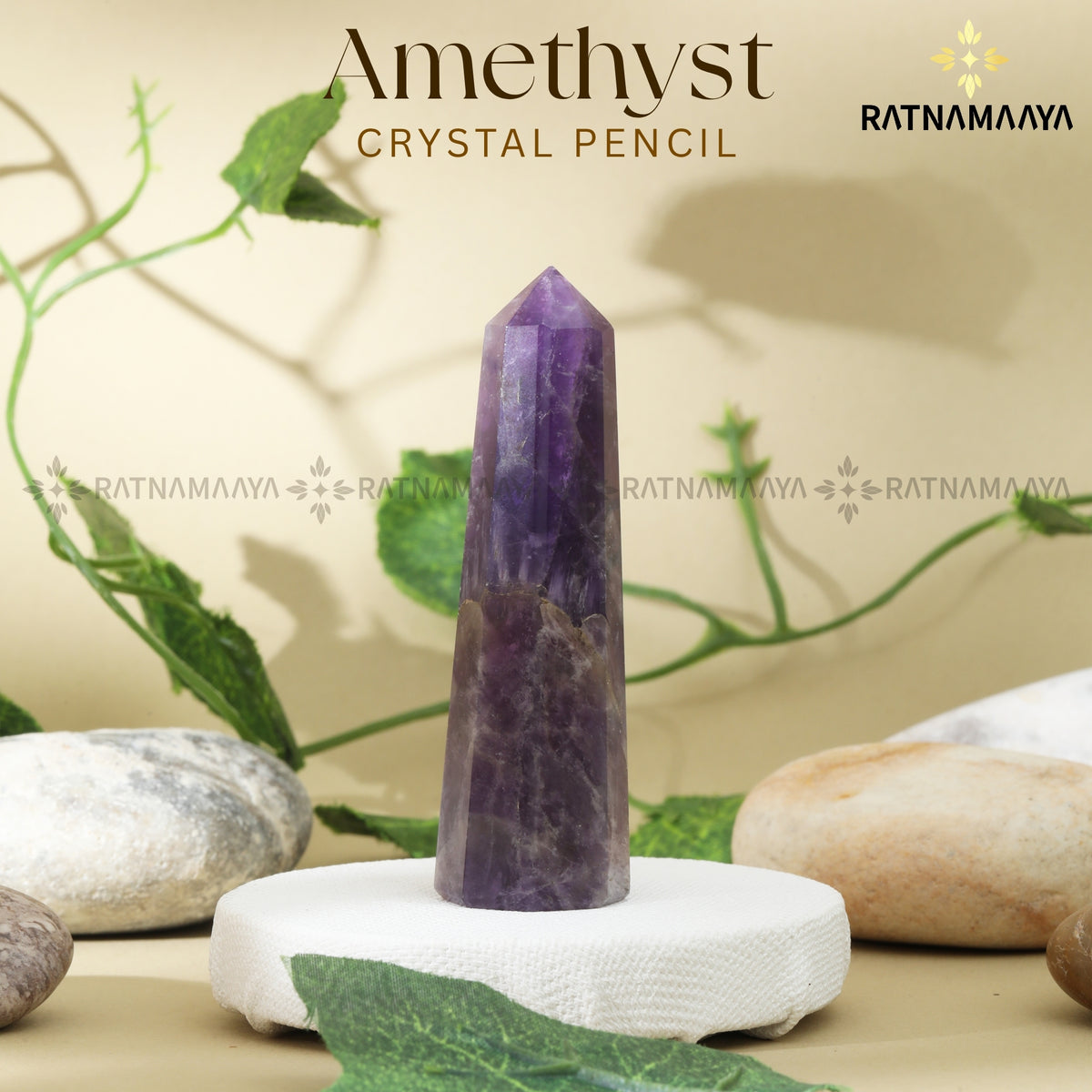 AMETHYST CRYSTAL PENCIL