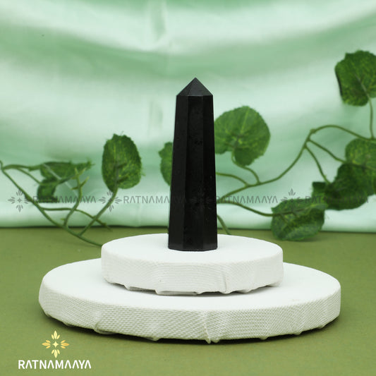 BLACK TOURMALINE CRYSTAL PENCIL