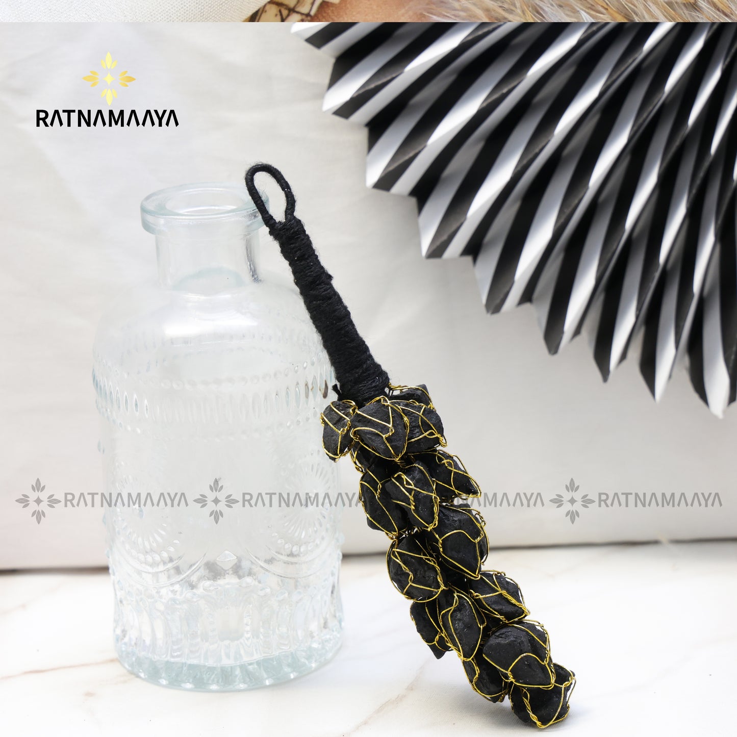 BLACK TOURMALINE HANGER