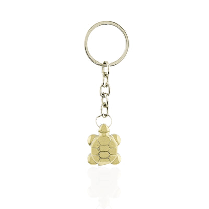 PYRITE TORTOISE KEYCHAIN