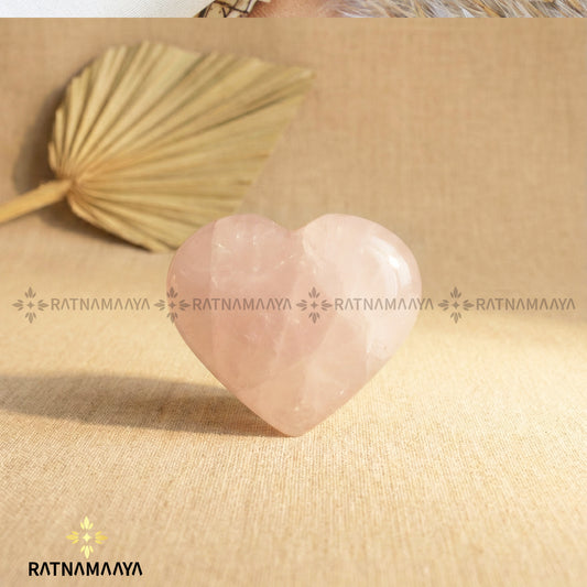 ROSE QUARTZ HEART