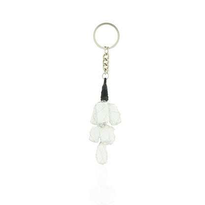 SELENITE CHIPS KEYCHAIN